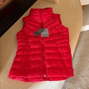 Athleta Red Downalicious Deluxe Vest